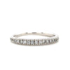 14kt White Gold Twenty One Diamond Band (0.21ct)