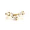 14kt Yellow Gold Mix Diamond Contour Ring (0.80ct)