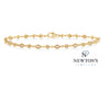 10kt Yellow Gold Diamond Bracelet