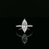 14kt White Gold Marquise Engagement Ring