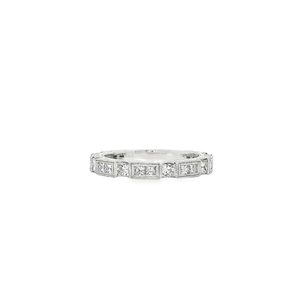 14kt White Gold Diamond Band