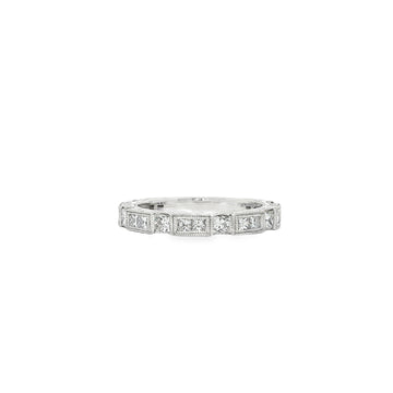 14kt White Gold Diamond Band