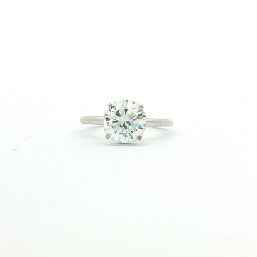 18kt White Gold Round Brilliant Engagement Ring