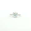 18kt White Gold Round Brilliant Engagement Ring