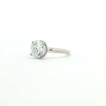 18kt White Gold Round Brilliant Engagement Ring