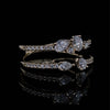 14kt Yellow Gold Double Stack Diamond Fashion Ring