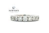 14kt White Gold Diamond Wedding Band