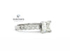 14kt White Gold Princess Cut Diamond Engagement Ring