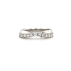 14kt White Gold Diamond V-Contour Band (0.54ct)