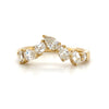 14kt Yellow Gold Mix Diamond Contour Ring (0.80ct)