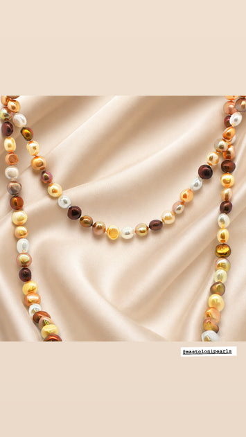 Sorrento Collection Multicolor Freshwater Pearl Necklace