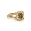 18kt Yellow Gold Fancy Yellow Diamond Ring