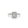 14kt White Gold Diamond Engagement Ring