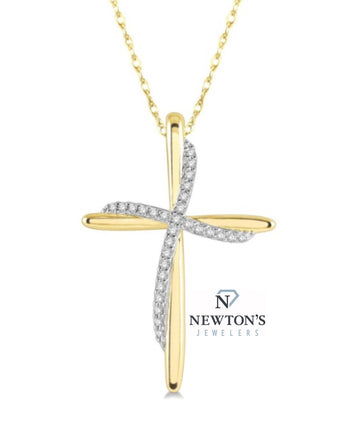 10kt Yellow Gold Cross Pendant