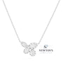 18kt White Gold Diamond Pendant Necklace