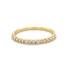 14kt Yellow Gold Diamond Stackable Ring (0.14ct)