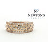 14kt Yellow Gold Multi-Shape Diamond Band