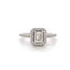 14kt White Gold Diamond Engagement Ring