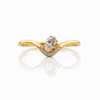 14kt Yellow Gold Oval Diamond Ring