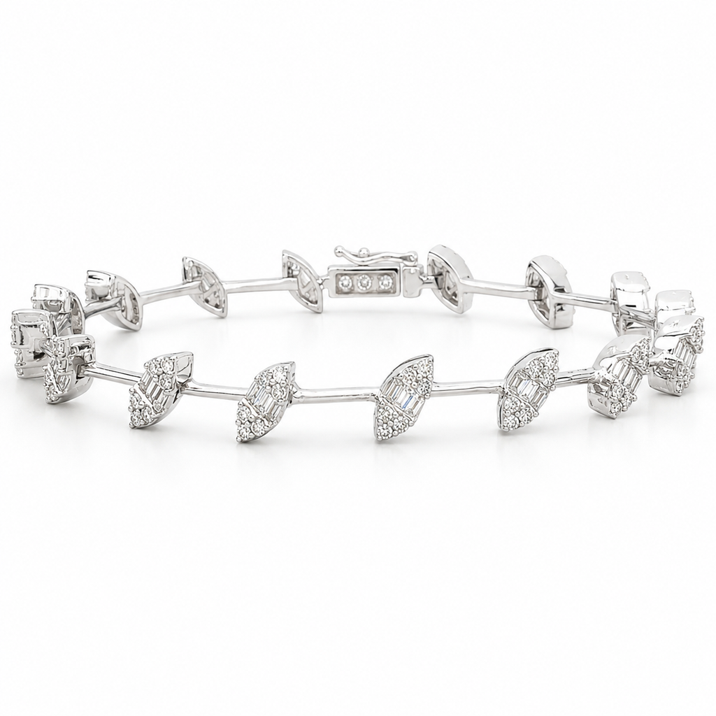 18kt White Gold Diamond Tennis Bracelet