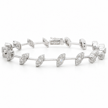 18kt White Gold Diamond Tennis Bracelet