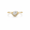 14kt Yellow Gold Pear Shaped Diamond Ring