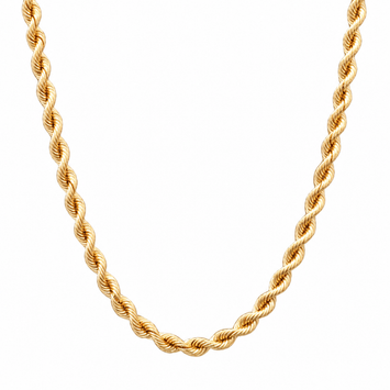 14kt Yellow Gold Rope Chain