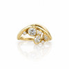 14kt Yellow Gold Mixed-Shape Diamond Ring
