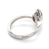 14kt White Gold Marquise Ruby and Diamond Fashion Ring