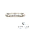 14kt White Gold Diamond Stackable Band (0.16ct)