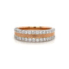 14kt Rose Gold Diamond Band