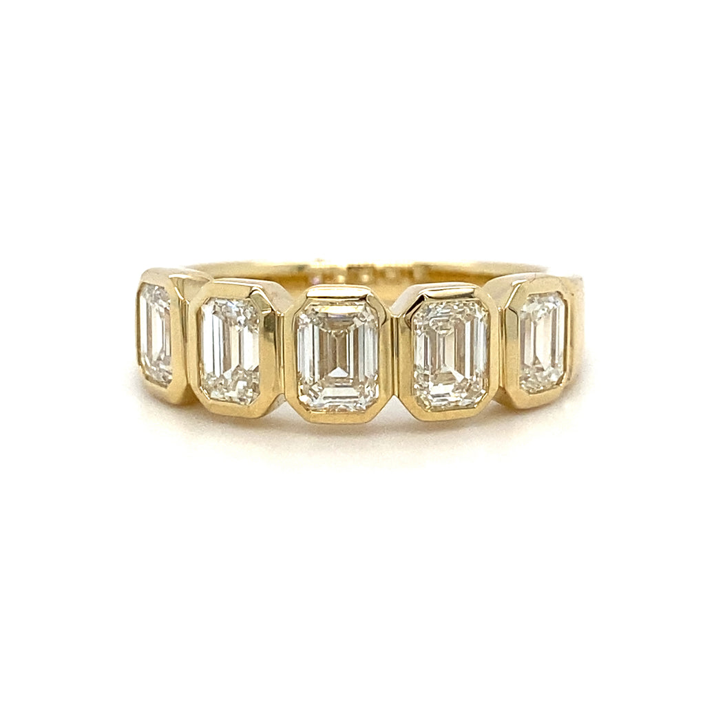 14kt Yellow Gold Octagonal Diamond Stackable (2.00ct)