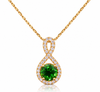 14kt Yellow Gold Chrome Tourmaline Pendant (Pendant only)