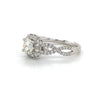 14kt White Gold Diamond Engagement Ring (0.53ctr)