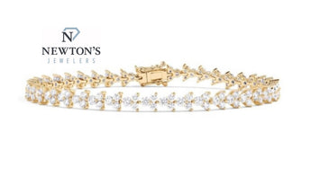 18kt Yellow Gold Diamond Couture Statement Bracelet