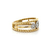 14kt Yellow Gold Lovebright Trio Fashion Diamond Ring