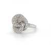 18kt White Gold Diamond Swirl Ring (0.64ct)