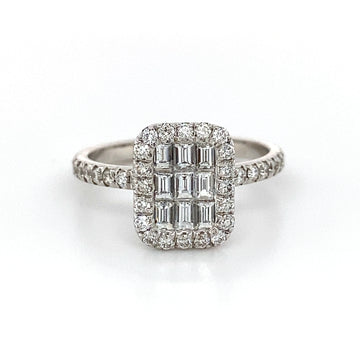 18kt White Gold Baguette Diamond Ring (1.00ct)