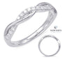 14kt White Gold Diamond Band