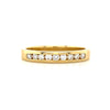 14kt Yellow Gold Channel Set Diamond Band (0.22ct)