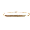 10kt Yellow Gold Diamond Bar Bracelet