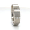 Gents 14kt White Gold Diamond Band