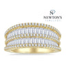 14kt Yellow Gold Diamond Band