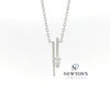 18kt White Gold Fashion Pear Shape Diamond Necklace
