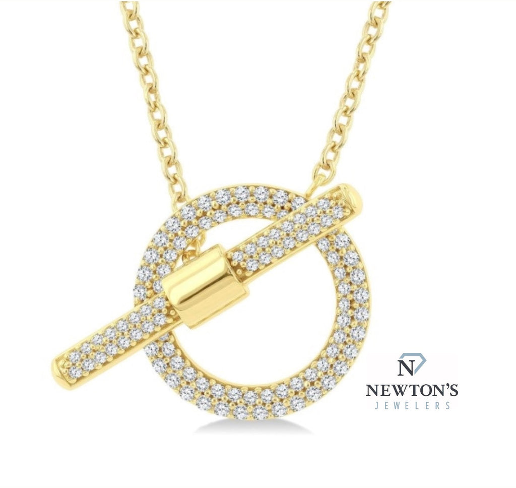 14kt Yellow Gold Toggle Style Necklace