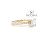 14kt Yellow Gold Round Engagement Ring