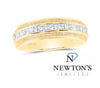 10kt Yellow Gold Mens Diamond Band