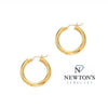 14kt Yellow Gold Hoop Earings