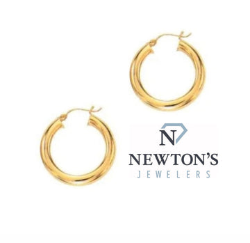 14kt Yellow Gold Hoop Earrings