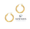 14kt Yellow Gold Hoop Earrings